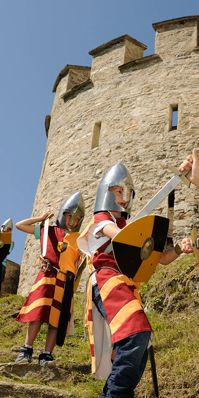 Kinderprogramm Ritter Junior auf der Burg Mauterndorf