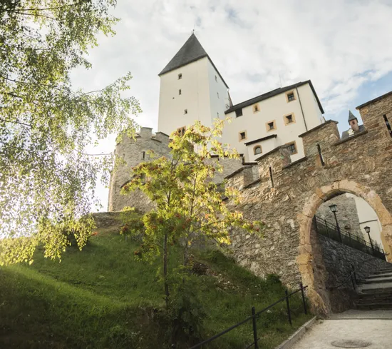 Burg Mauterndorf Aussenansicht Frühling